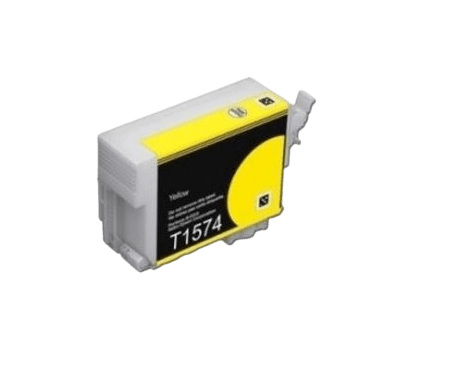 Epson T1574 gul kompatibel blækpatron 26 ml. (C13T15744010)
