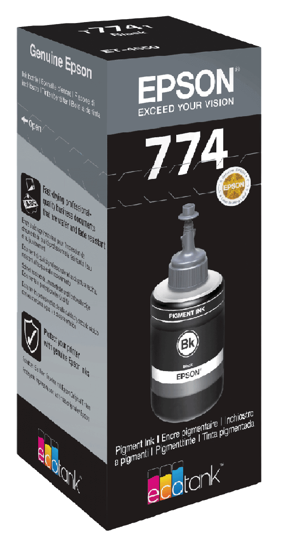 Epson T7741 sort original Blæk refill 140 ml. (C13T774140)