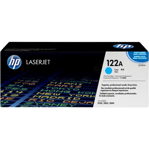 HP 122A cyan original toner 4000 sider (Q3961A)