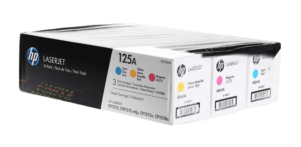 HP 125A CMY original multipack 4200 sider (CF373AM)