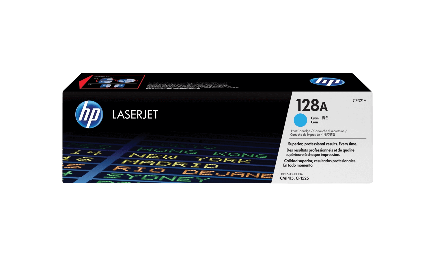 HP 128A cyan original toner 1300 sider (CE321A)