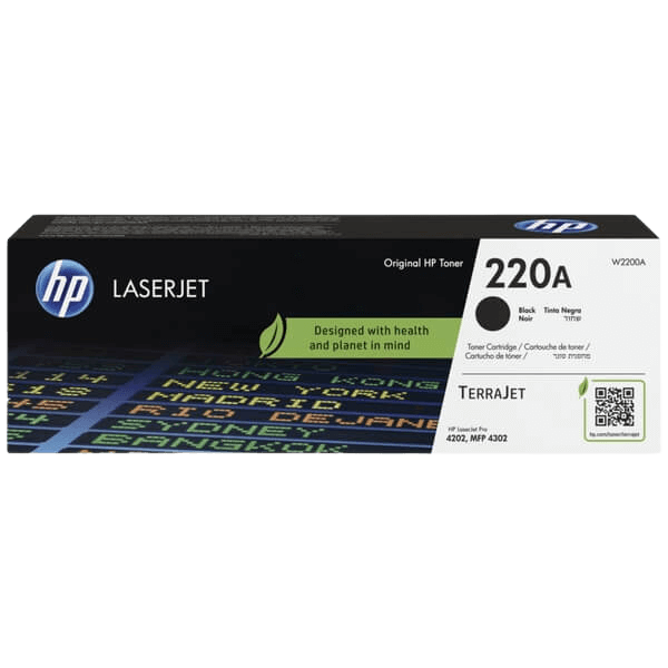 HP 220A sort original toner 2000 sider (W2200A)