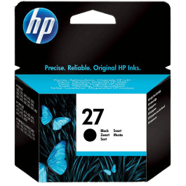 HP 27 sort original blækpatron 10 ml. (C8727AE)