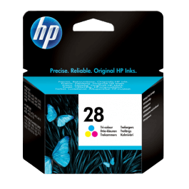HP 28 3 farver i én original blækpatron 14 ml. (C8728AE)