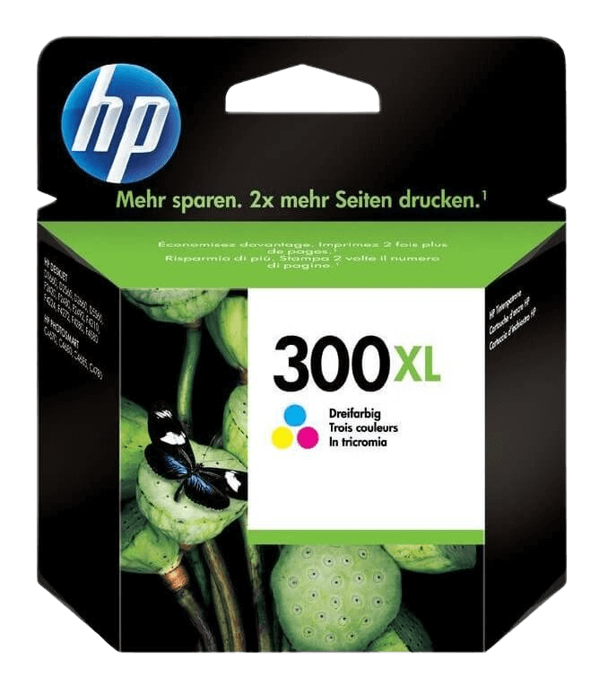 HP 300 XL 3 farver i én original blækpatron 11 ml. (CC644EE)