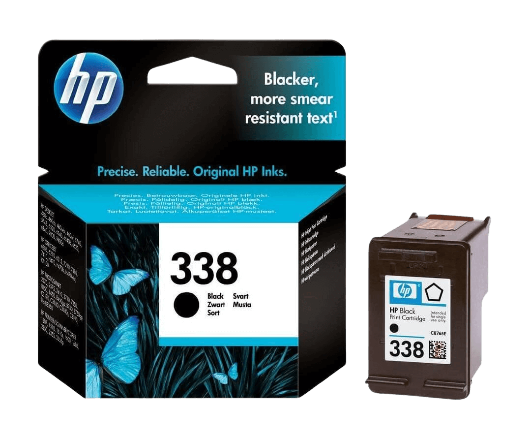 HP 338 sort original blækpatron 11 ml. (C8765EE)