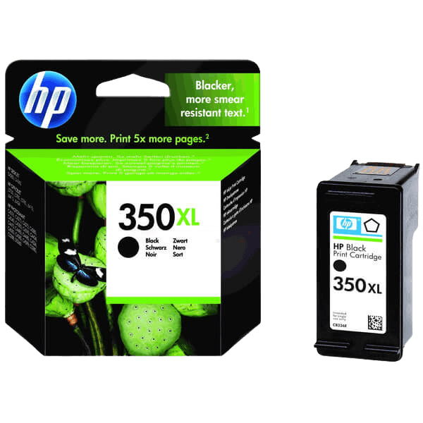 HP 350 XL sort original blækpatron 25 ml. (CB336EE)