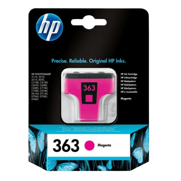 HP 363 magenta original blækpatron 3 ml. (C8772EE)