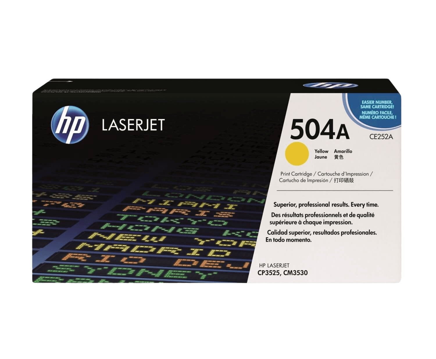 HP 504A gul original toner 7000 sider (CE252A)