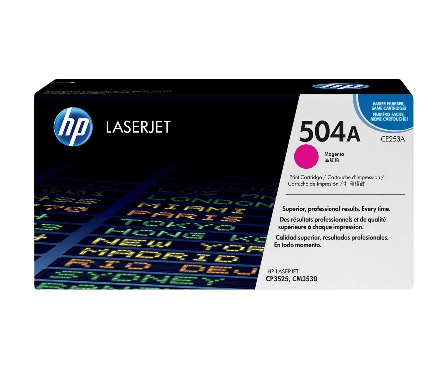 HP 504A magenta original toner 7000 sider (CE253A)