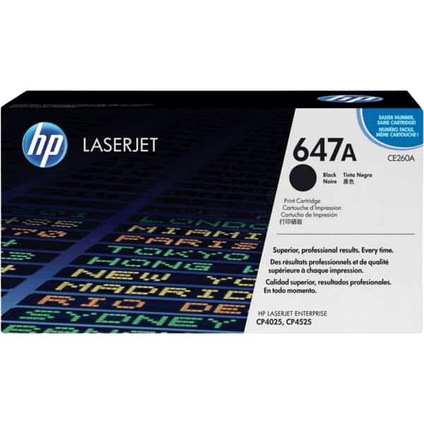 HP 647A sort original toner 8500 sider (CE260A)