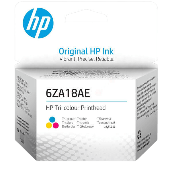 HP 6ZA18AE CMY original blækpatron