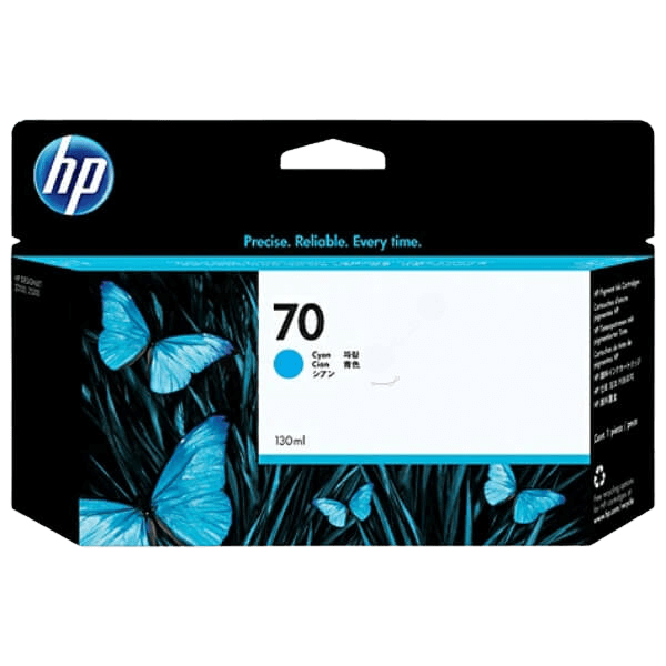 HP 70 cyan original blækpatron 130 ml. (C9452A)