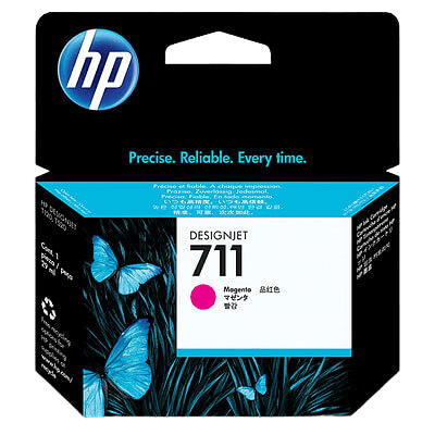 HP 711 magenta original blækpatron 29 ml. (CZ131A)