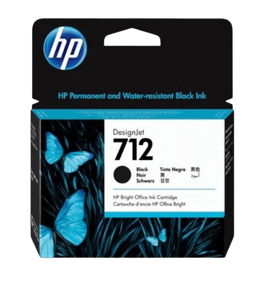 HP 712 XL sort original blækpatron 80 ml. (3ED71A)