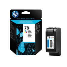 HP 78 3 farver i én original blækpatron 19 ml. (C6578DE)
