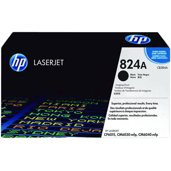 HP 824A sort original drum 35000 sider (CB384A)