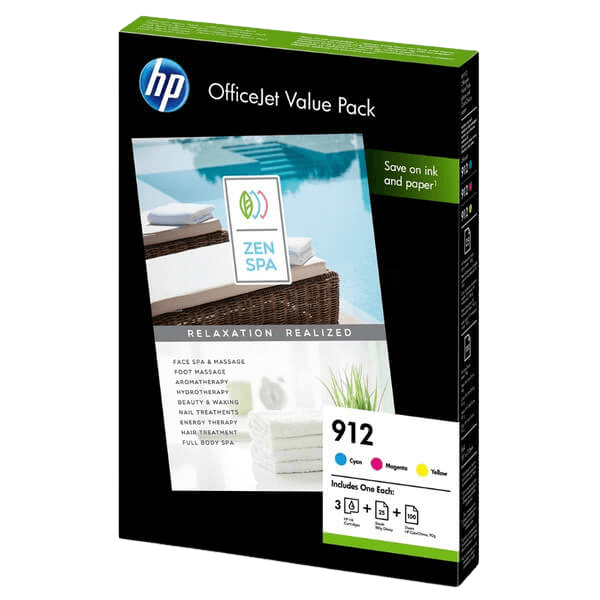HP 912 CMY original multipack (6JR41AE)