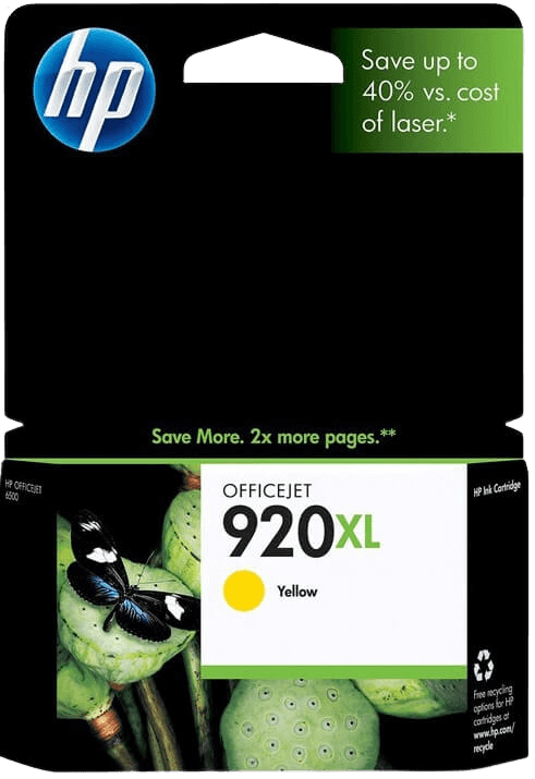 HP 920 XL gul original blækpatron 700 sider (CD974AE)