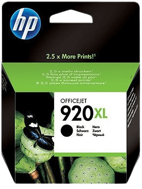 HP 920 XL sort original blækpatron 1200 sider (CD975AE)