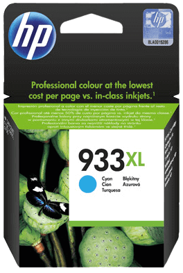 HP 933 XL cyan original blækpatron 825 sider (CN054AE)