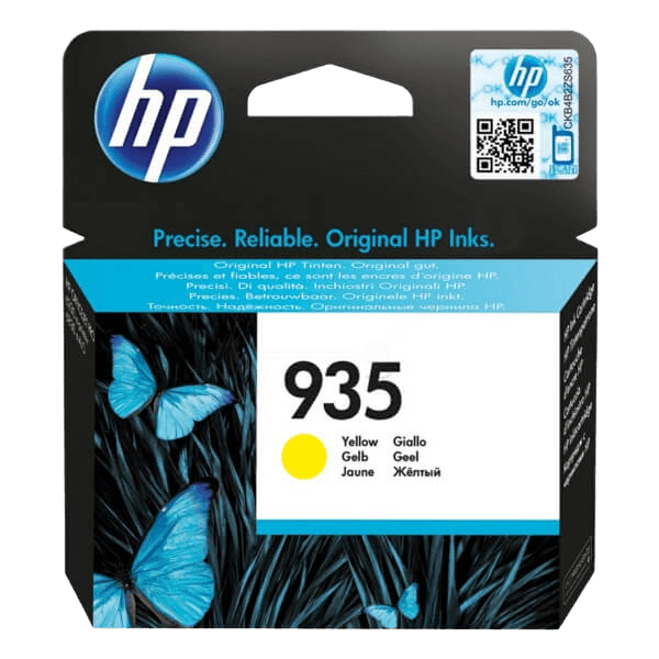 HP 935 gul original blækpatron 4 ml. (C2P22AE)