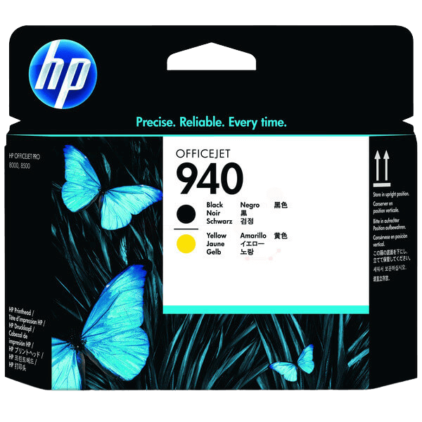 HP 940 sort / gul original printhoved (C4900A)