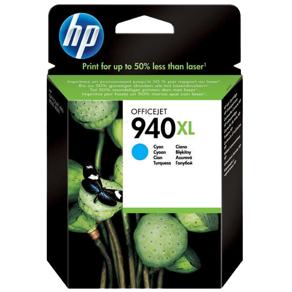 HP 940 XL cyan original blækpatron 1400 sider (C4907AE)