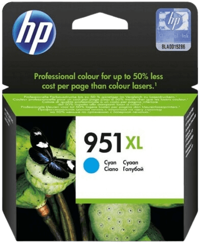 HP 951XL cyan original blækpatron 1500 sider (CN046AE)