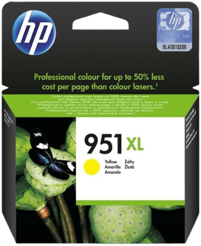 HP 951XL gul original blækpatron 1500 sider (CN048AE)