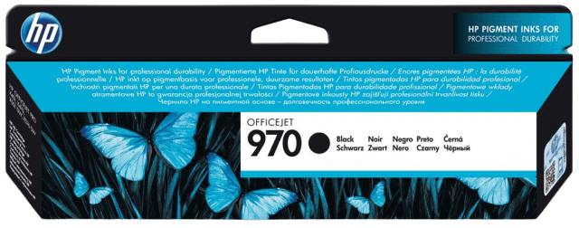 HP 970 sort original blækpatron 3000 sider (CN621AE)