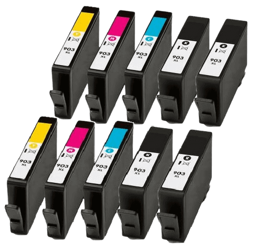 Kompatibel HP 903 XL 10 stk. rabatpakke blækpatron 158 ml.