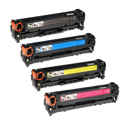 Kompatibel HP 125A 4 stk. rabatpakke toner 6400 sider
