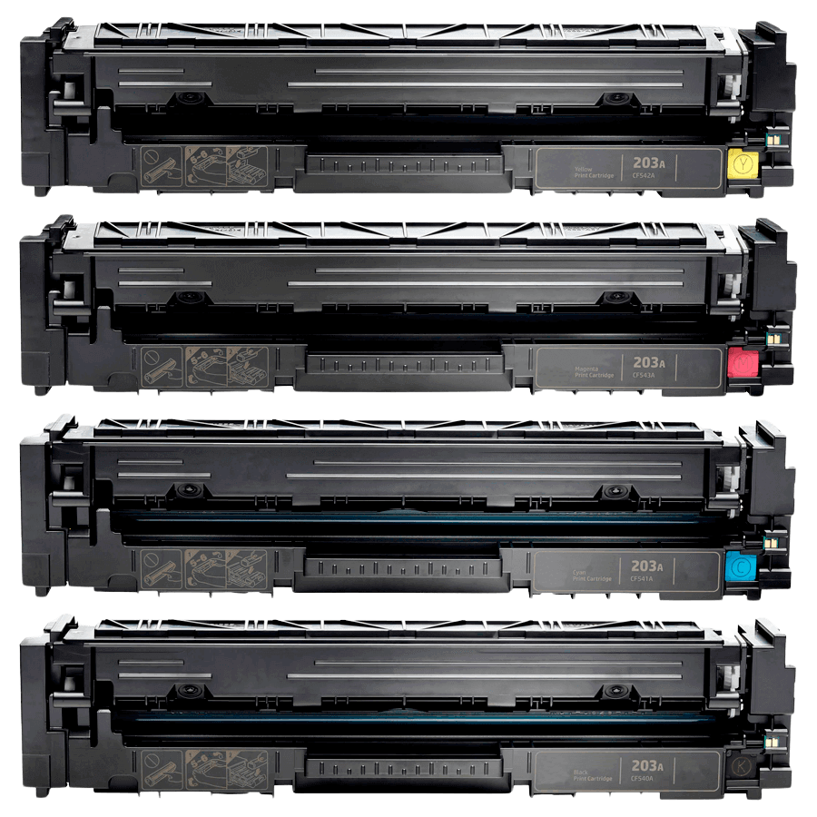 Kompatibel HP 203A 4 stk. rabatpakke toner 5300 sider