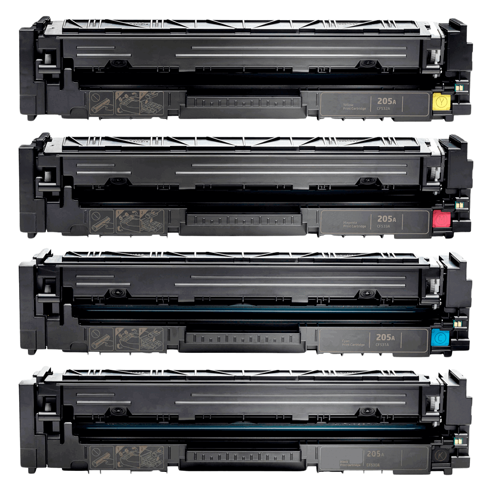 Kompatibel HP 205A 4 stk. rabatpakke toner 3800 sider