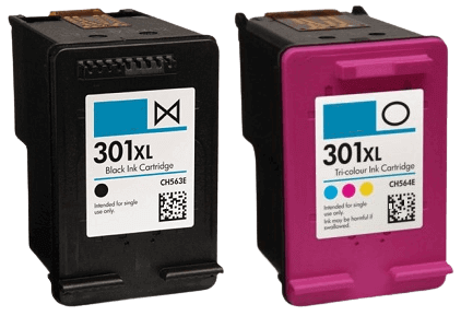 Kompatibel HP 301XL 2 stk. rabatpakke blækpatron 33 ml.