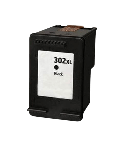 Kompatibel HP 302XL sort blækpatron 18 ml. (F6U68AE)