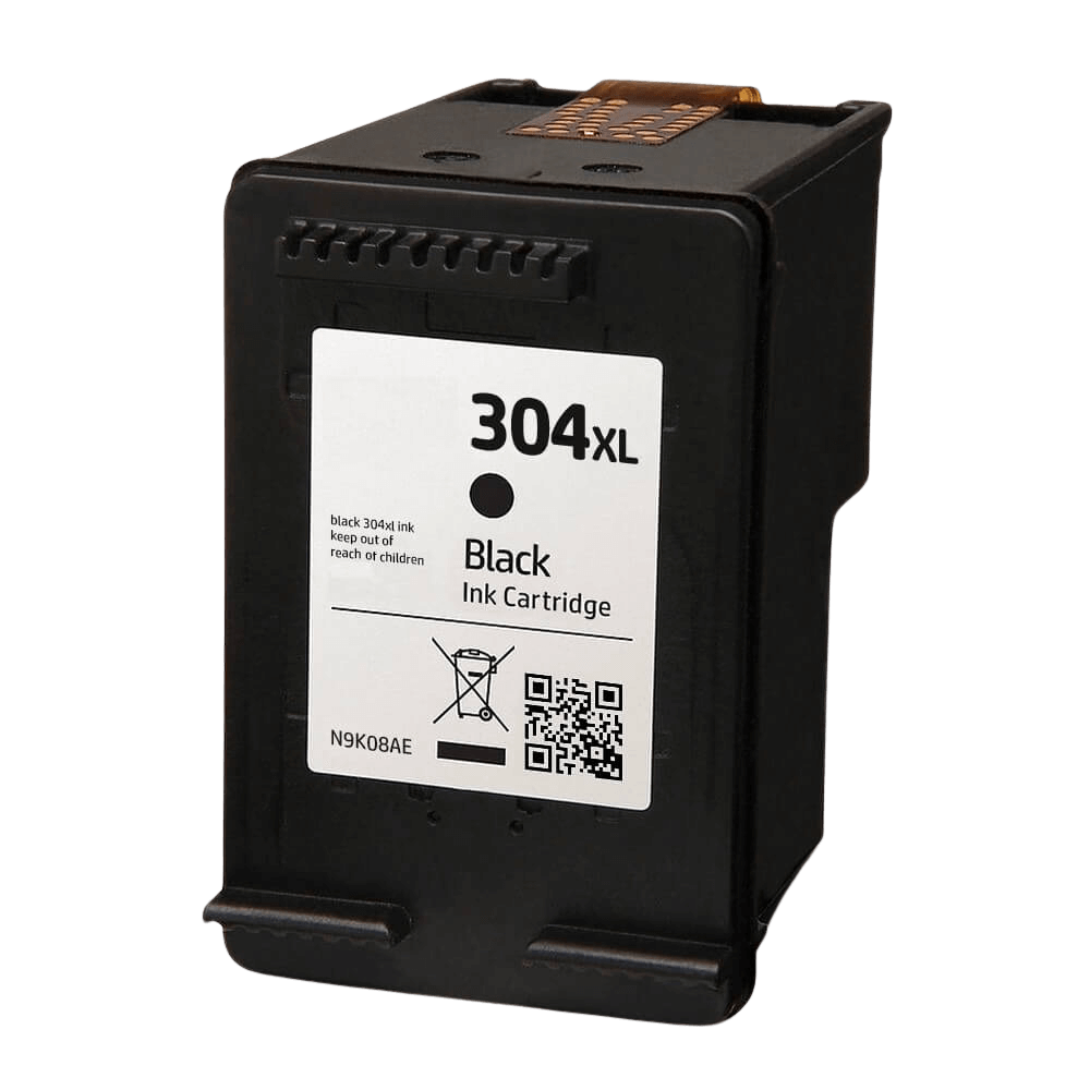 Kompatibel HP 304 XL sort blækpatron 18 ml. (N9K08AE)