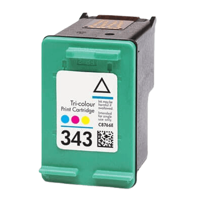 Kompatibel HP 343 CMY blækpatron 18 ml. (C8766EE)