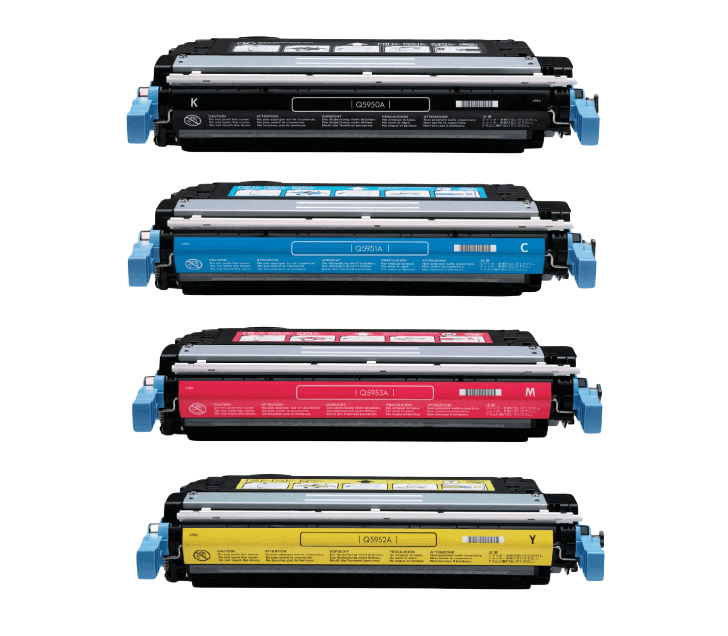 Kompatibel HP 643A 4 stk. rabatpakke toner 44000 sider