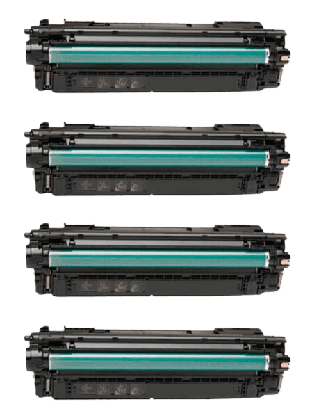 Kompatibel HP 655A 4 stk. rabatpakke toner 23021 sider
