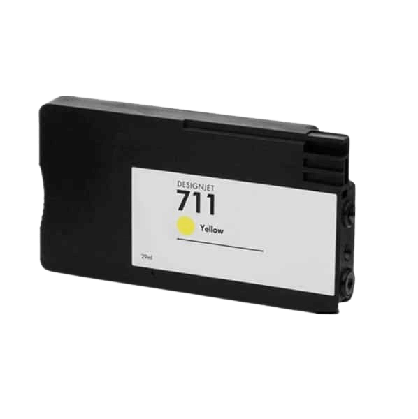 Kompatibel HP 711 gul blækpatron 28 ml. (CZ132A)