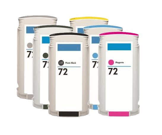 Kompatibel HP 72 6 stk. rabatpakke blækpatron 780 ml.