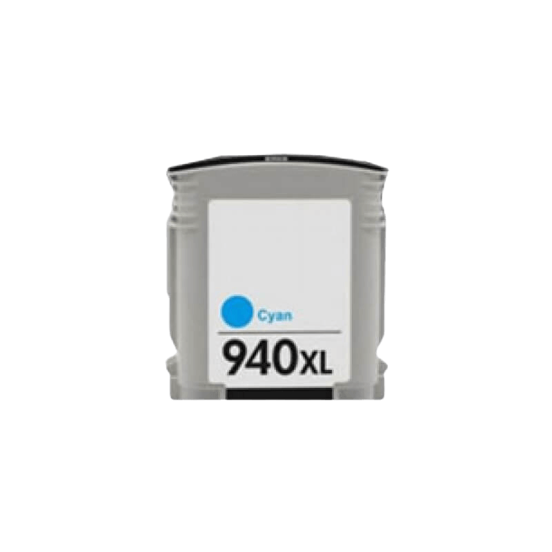 Kompatibel HP 940 XL cyan blækpatron 28 ml. (C4907AE)