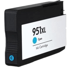 Kompatibel HP 951XL cyan blækpatron 27 ml. (CN046AE)