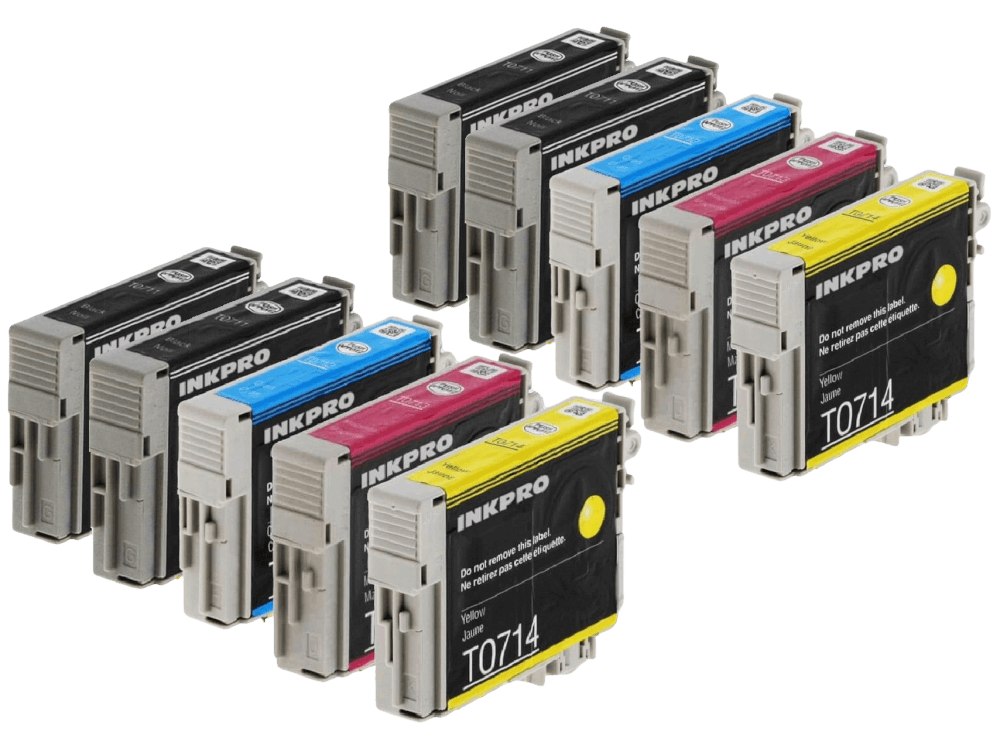 Epson T0711 10 stk. rabatpakke blækpatron 100 ml. - kompatibel
