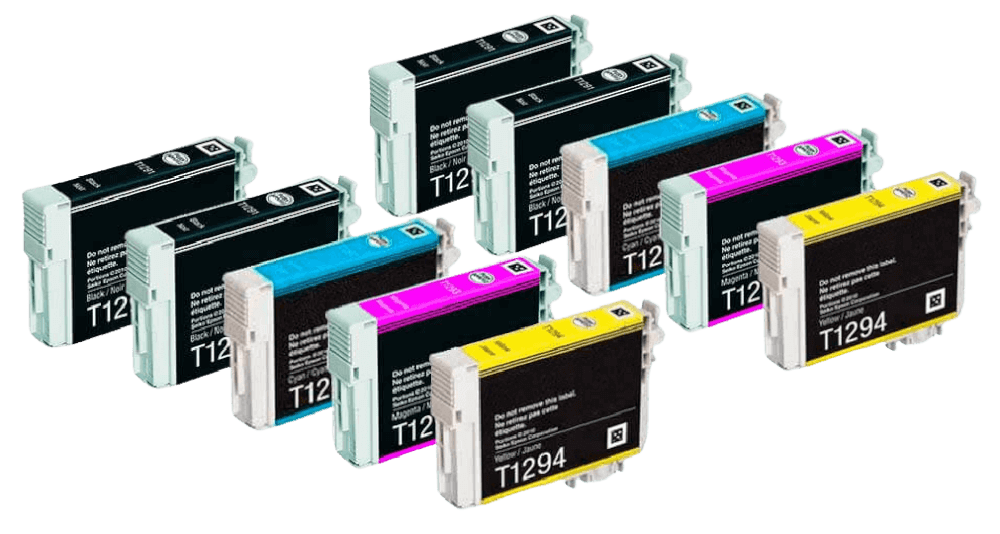 Epson T1291 XL 10 stk. rabatpakke blækpatron 138 ml. - kompatibel