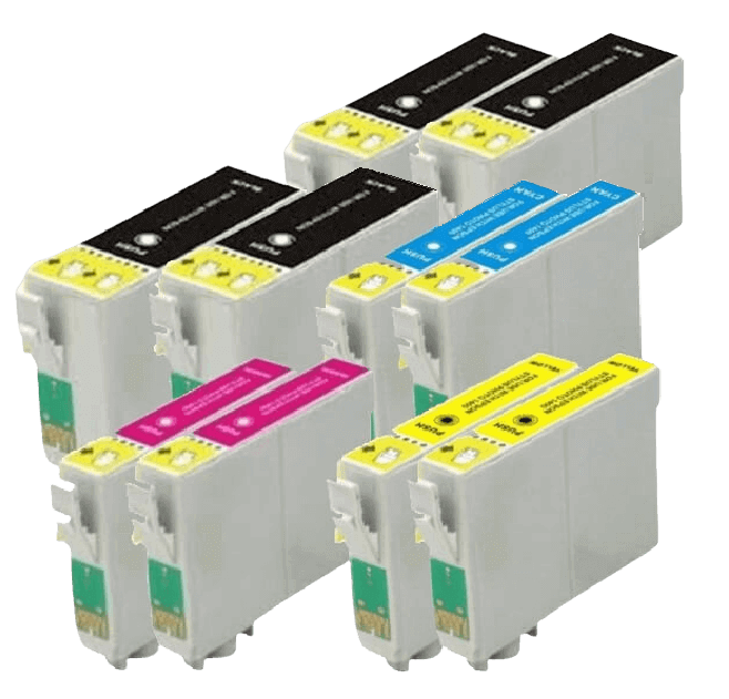 Epson T1301 XXL 10 stk. rabatpakke blækpatron 240 ml. - kompatibel