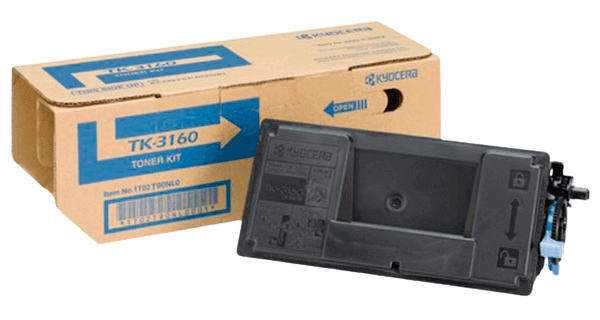 Kyocera TK-3160 sort original toner 12500 sider (1T02T90NL0)