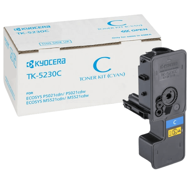 Kyocera TK-5230C XL cyan original toner 2200 sider (1T02R9CNL0)